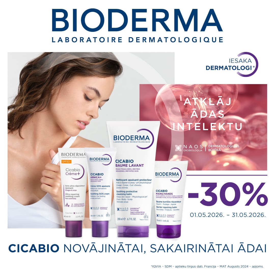 Bioderma Cicabio līnijai -30%!