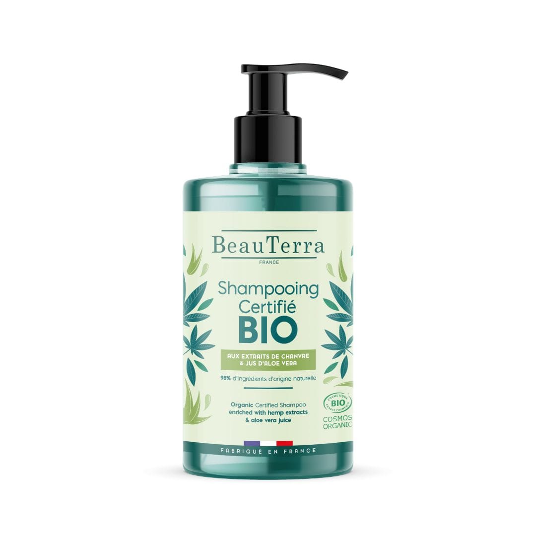 Beauterra BIO ŠAMPŪNS ar kaņepju un alvejas ekstraktu 750ml