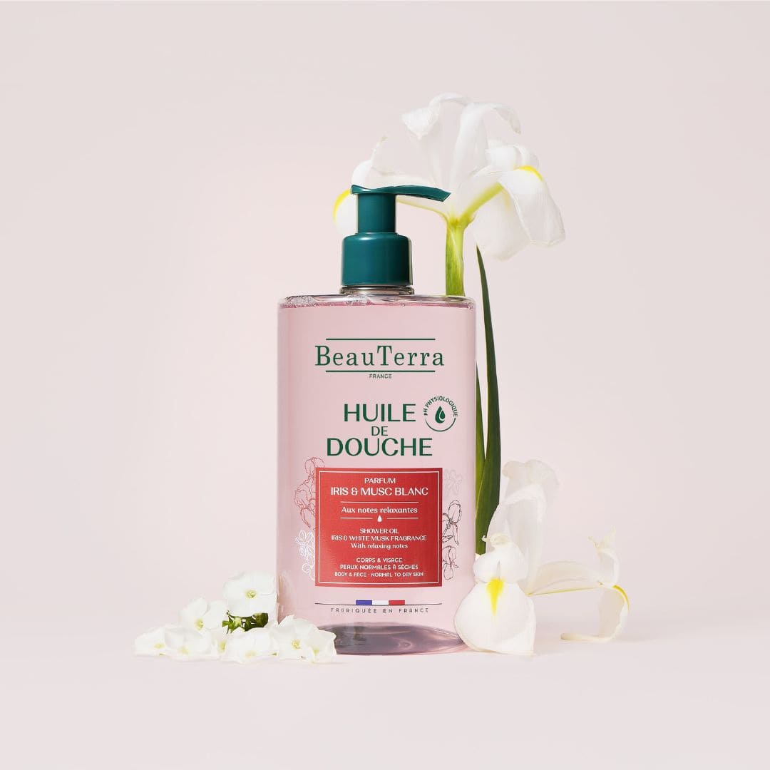 BeauTerra dušas eļļa ar īrisa un baltā muskusa aromātu 750ml