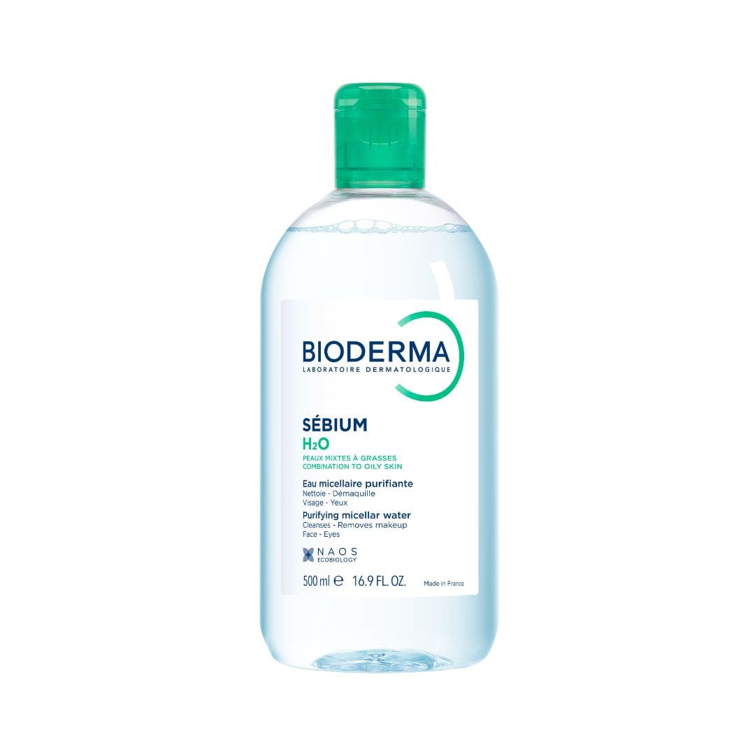 BIODERMA Sébium H2O attīrošais ūdens 500 ml bez pumpja