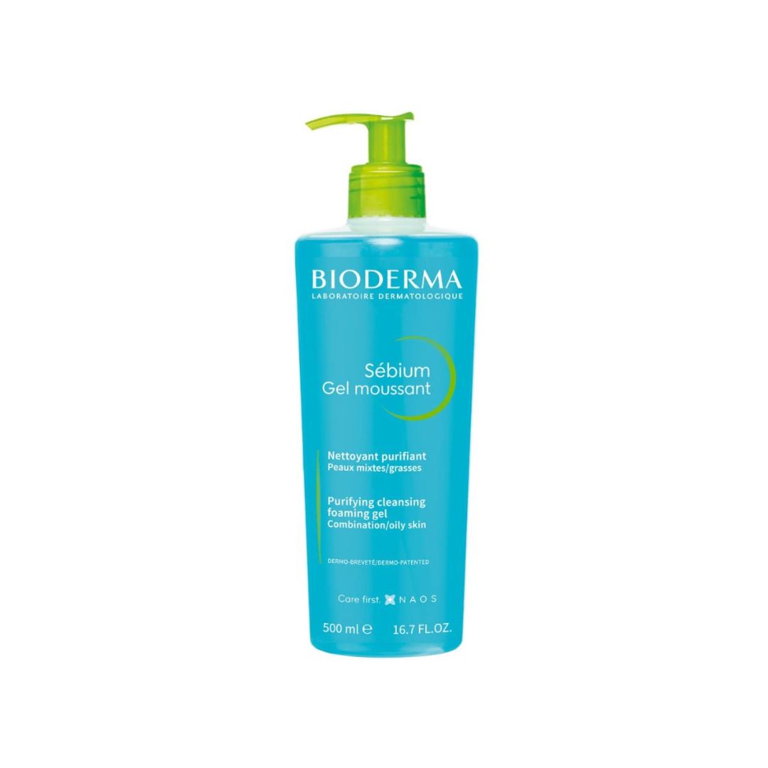 BIODERMA Sebium Gel moussant putojošais gels 500 ml