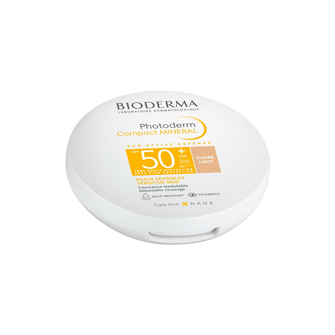 BIODERMA Photoderm Compact MINERAL minerālais kompaktpūderis (ar gaišu toni)