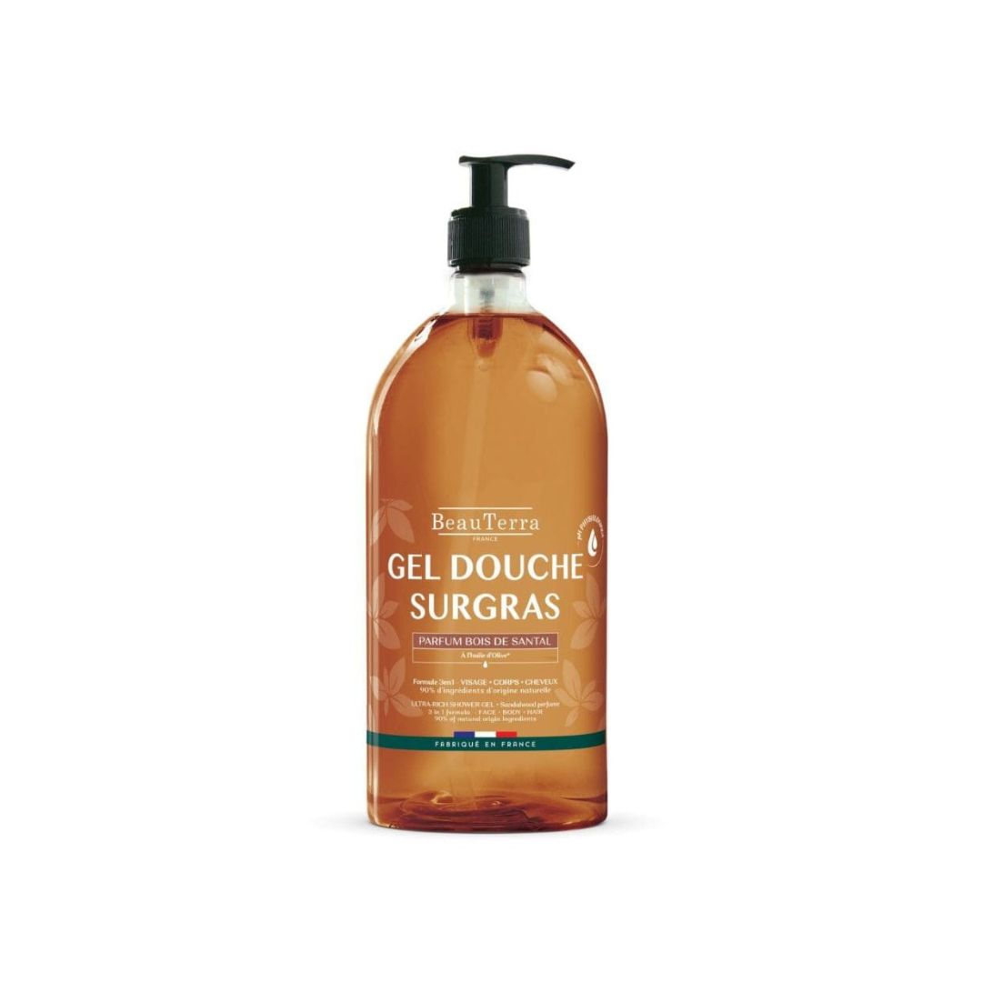 Beauterra SANDALKOKA DUŠAS GELS ar bio olīveļļu 1L